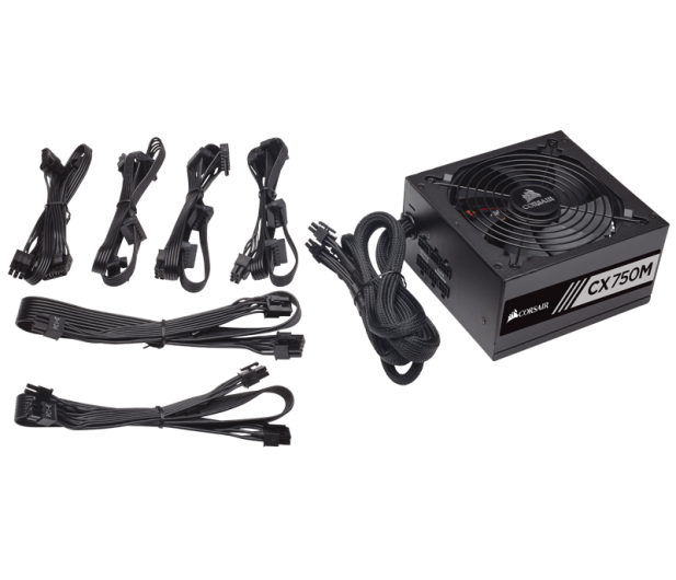 Corsair CX750M 750W 80 Plus Bronze - 121496 - zdjęcie